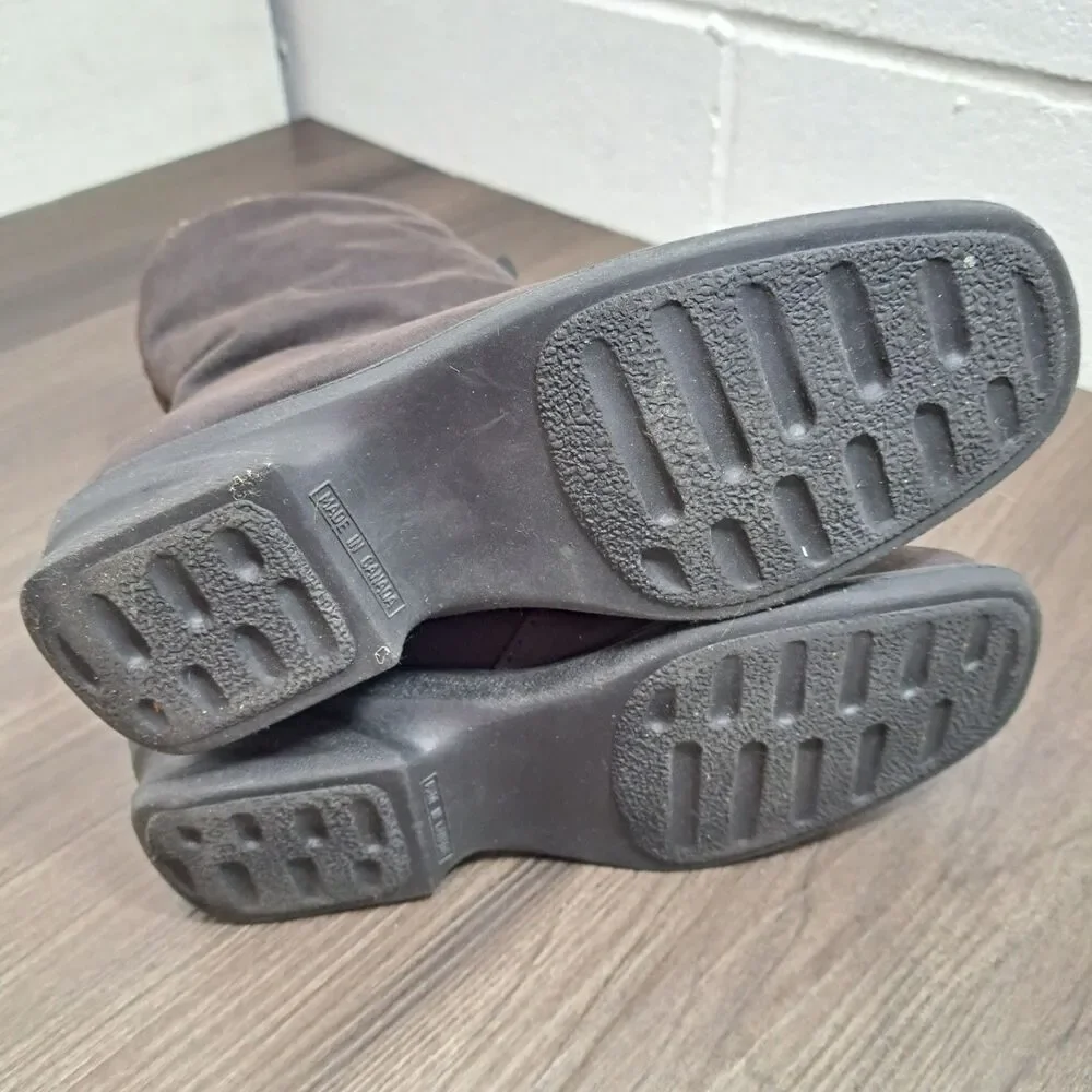 Toe Warmers Winter Snow Boots  Dark Brown Insulated Snow Boots‎ Women's Size 6N